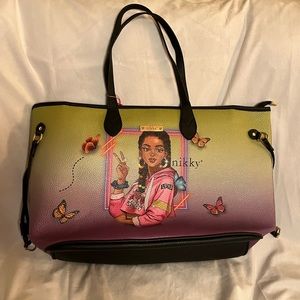 nicole lee alyssa dreams future XLarge tote 21x13in